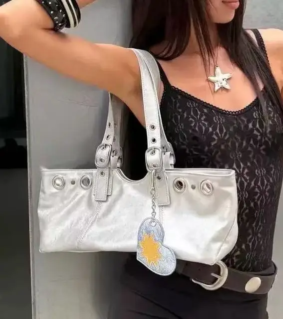 Hieta Y2K Large Capaci Faionable Tote Bag oulder Handbag