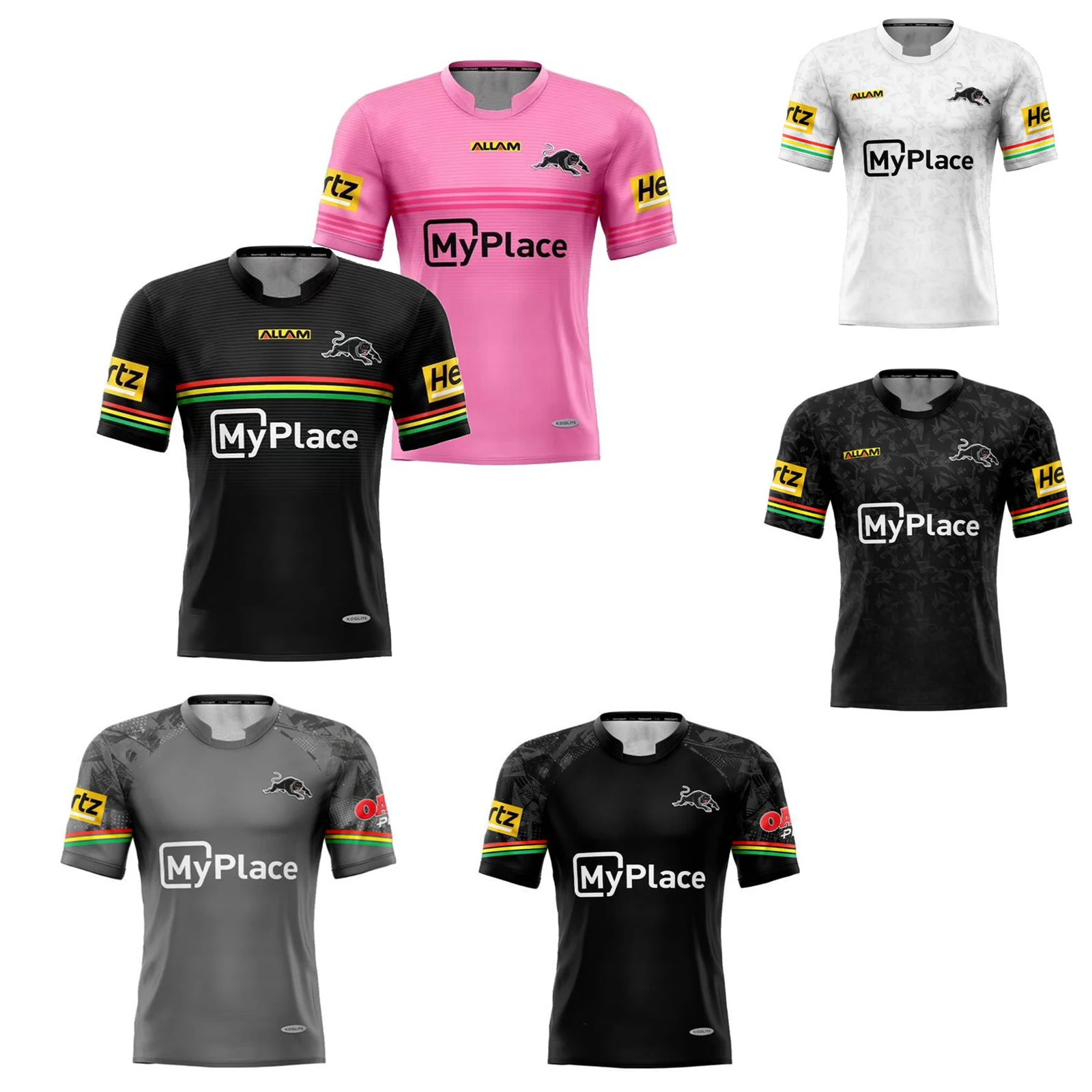 

2024 Penrith Panthers Mens Home/Away/Training Jersey Rugby Jersey