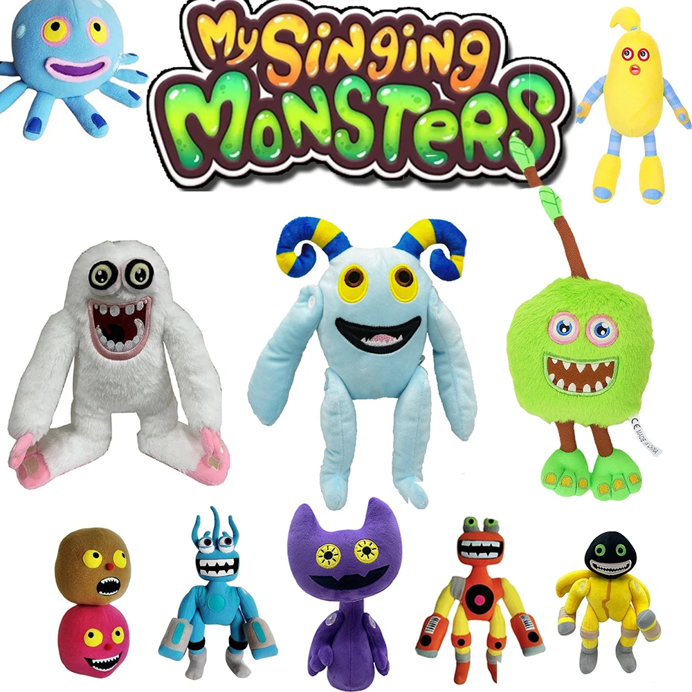 My Singing Monsters Plush Toy Cartoon Game Peripheral Plush Toys Soft Stuffed Furcorn Plush Doll