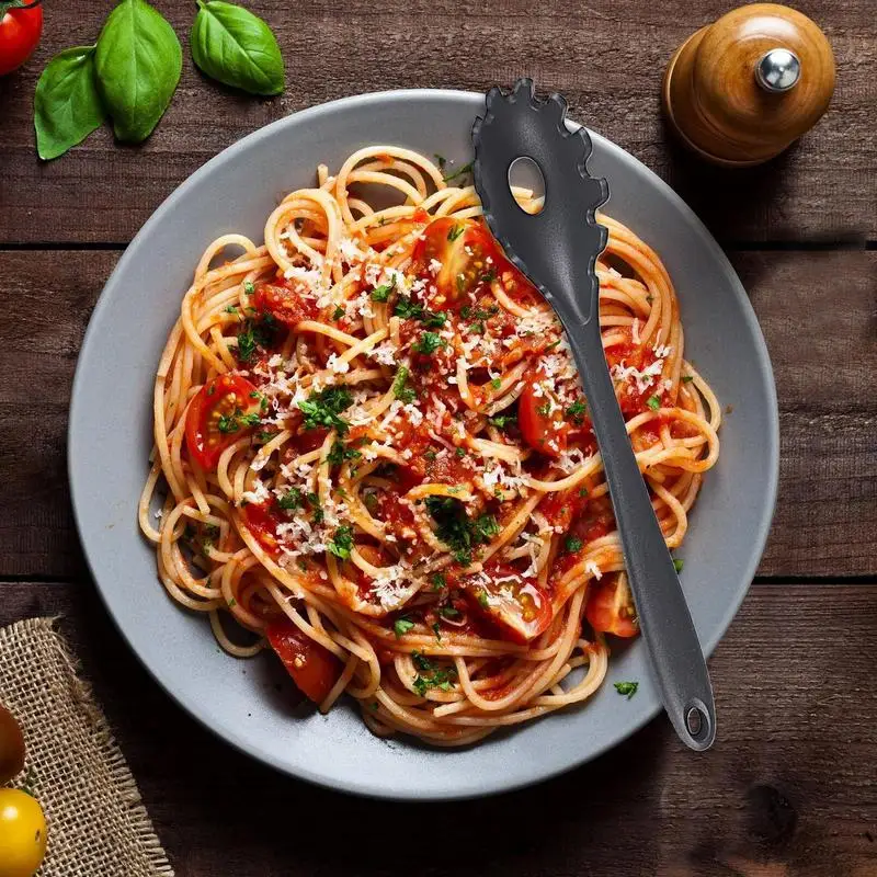 New Pasta Noodles Server Fork Multi-funtional Spaghetti Spoon Kitchen Utensils Silicone Noodles Vermicelli Scoop Cooking Tool