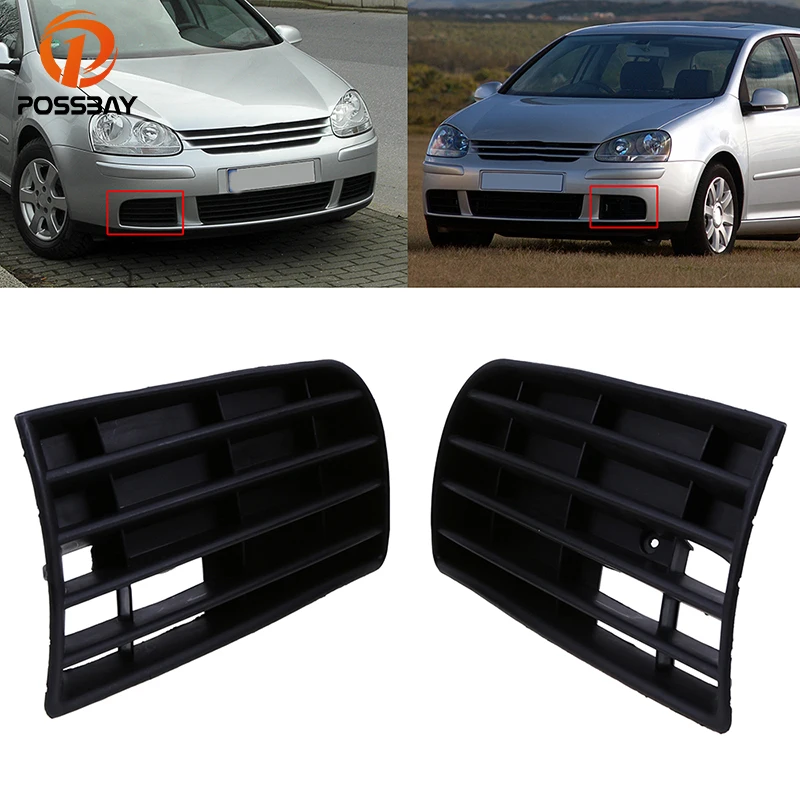 Car Front Bumper Lower Grille Auto Side Replacement Accessories For VW Golf MK5 2004 2005 2006 2007 2008 2009