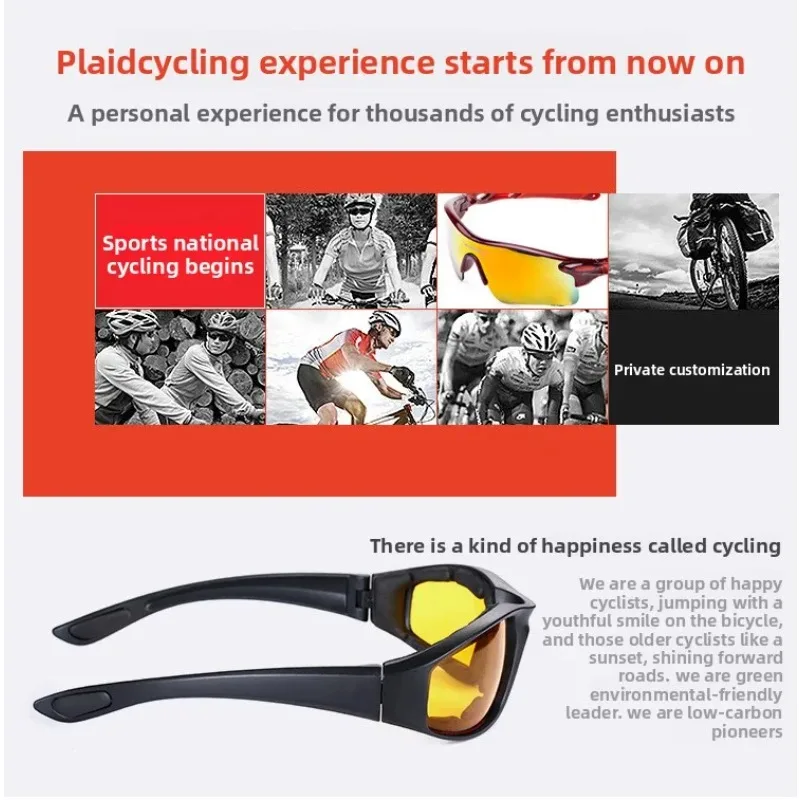Sports Riding Goggles - Windproof & Anti-Fog UV400 Protection for Bicycle Motorcycle Cycling,  Lens  with  Foam  Padding