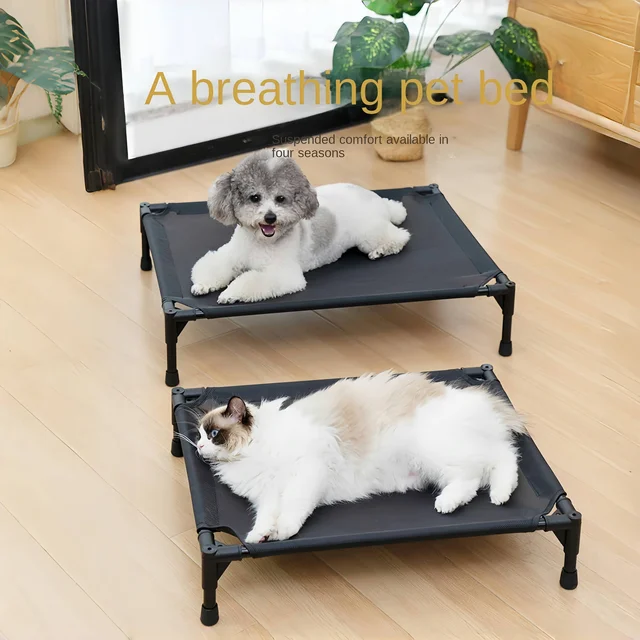 Pet Dog Cat Camping Bed Elevated Bed for Dogs Folding Puppy Camping Bed Cat House Portable Removable Washable Dog Hammock Pet Dog Cat Camping Bed Elevated Bed for Dogs Folding Puppy Camping Bed Cat House Portable Removable Washable Dog Hammock