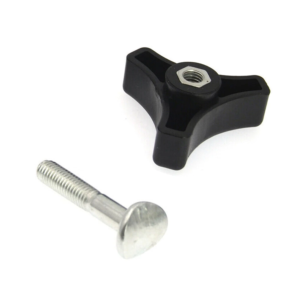 Plastic Triangle Nut Screw Handle Knob Nut Screw Bolt For Lawn Mower Machine Replacement Parts