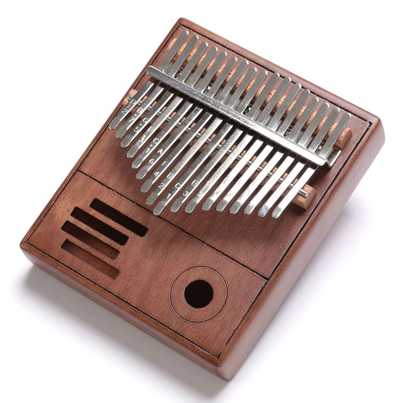 

Creative Mahogany Kalimba 17 Key Portable Mini Finger Piano Beginners Calimba Children Kalimba Music Instrument with Accessories