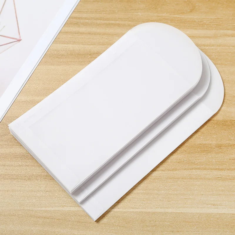 50pcs/lot Translucent Mini Envelopes Jewelry Storage Bag for Card Earring Necklace Bracelet Gift Packaging