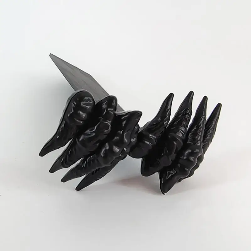 할로윈 고딕 북마크 마녀 클로 북마크 공포 문구 악마 클로 페이지 거치대, 송진 수제 성인 어린이 선물