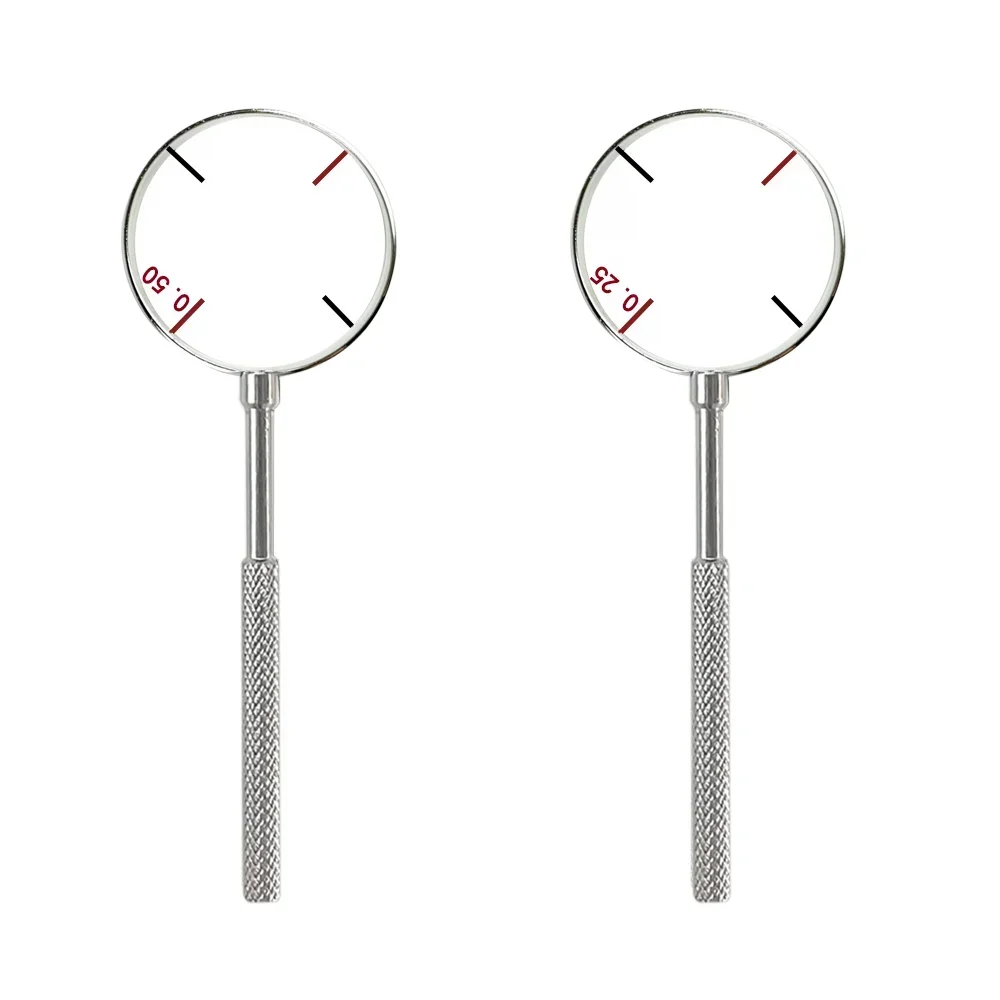 1 Pc Optical Cross Cylinder Lens Tool -0.25 -0.50D -0.75D 1.0D Optical Instruments Ophthalmic Lens Diopters CC-1