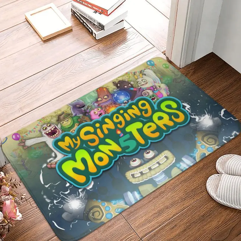 Personalizzato My Singing Monsters Zerbino Antiscivolo Ingresso Cucina Bagno Porta Tappetini Tappeto Da Giardino Tappeto