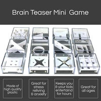 6/12 3D Maze Game Fidget Toy Puzzle Ball Brainteaser Children Adult Educational Gift Toys 2