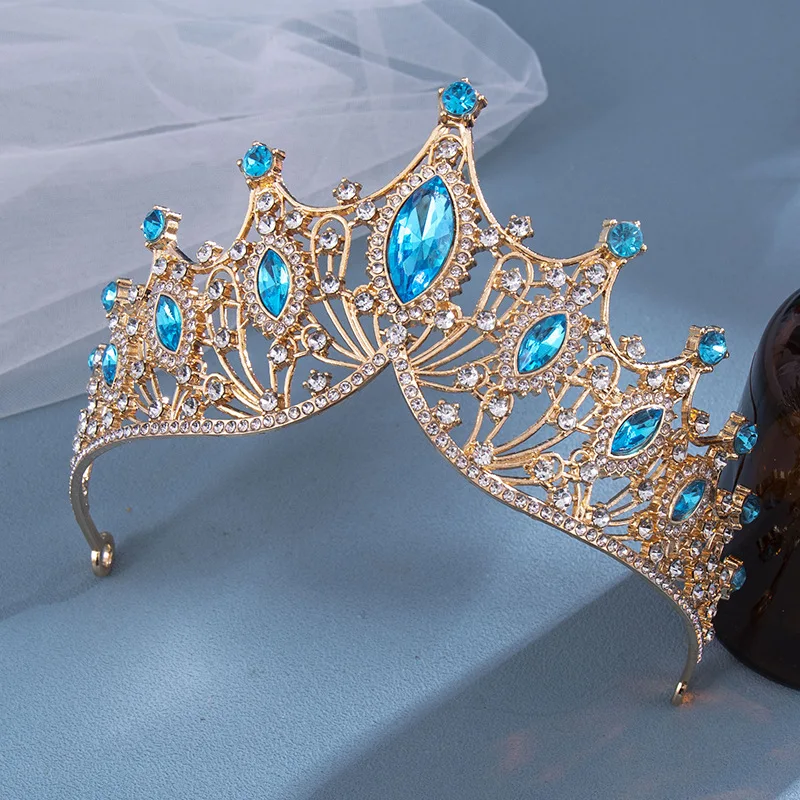 Bridal Hair Accessories Hair Accessories Bride Rhinestone Crown Tiara Party Princess Dress Accessories 1pc