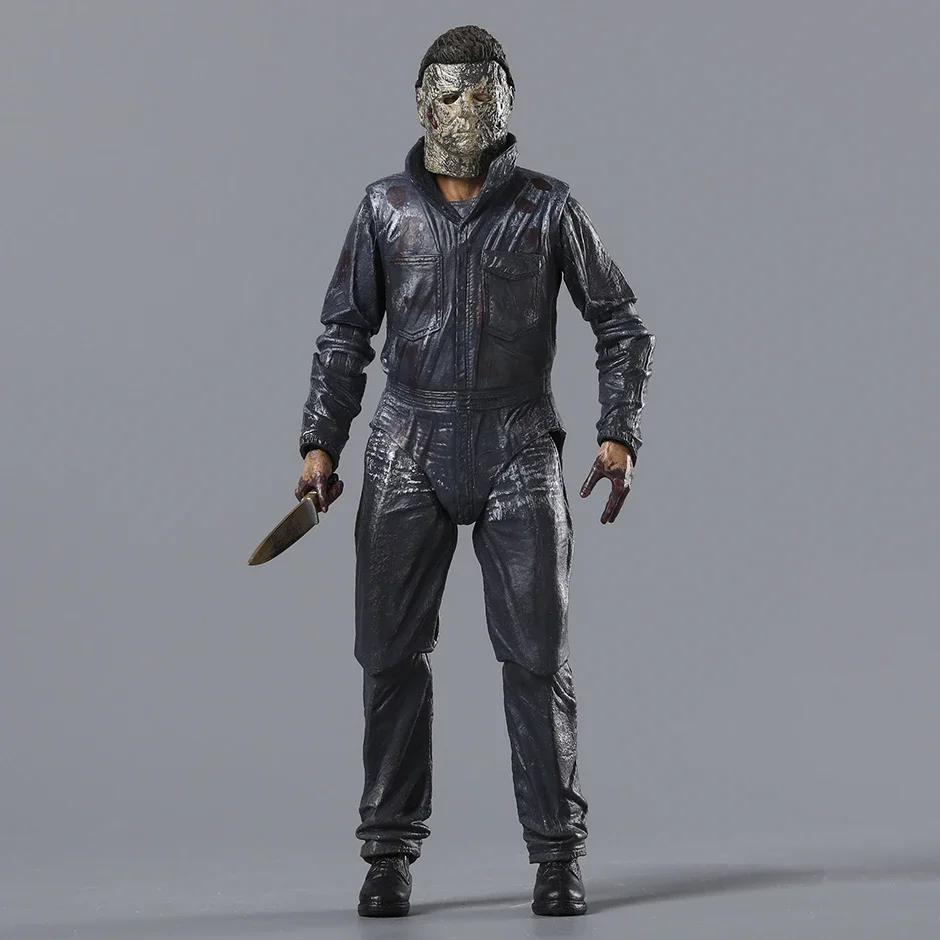 Neca michael myers,PVCアクションフィギュア,ハロウィーンの