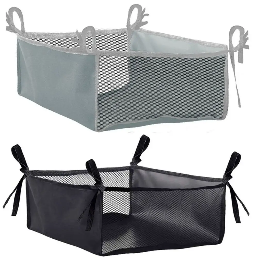 Hanging Under Wheelchair Storage Bag Portable Folding Stroller Storage Basket Base Storage Mesh Under Table Storage Net Walker