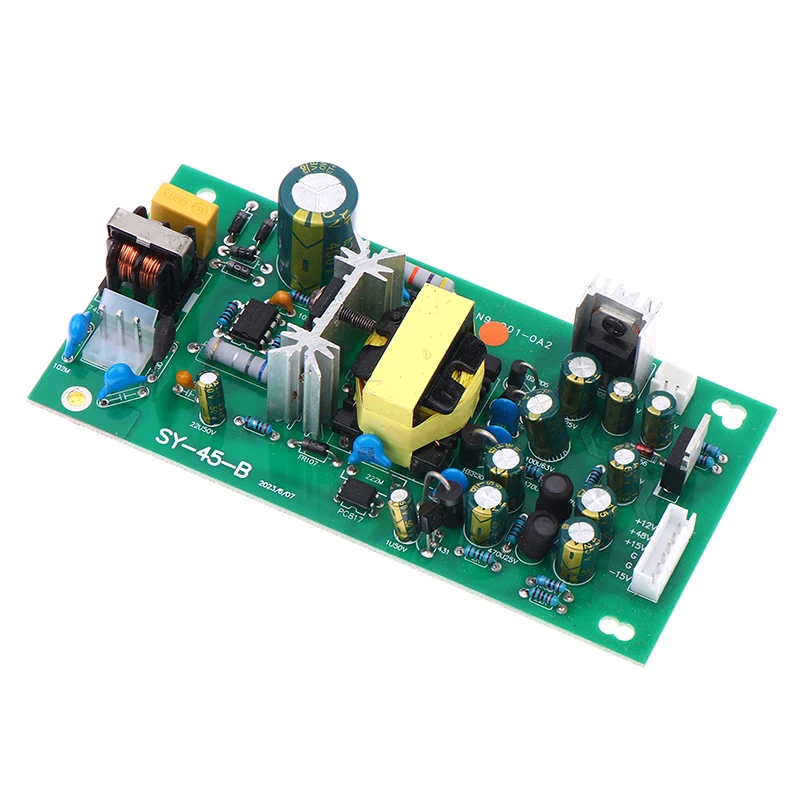 [E] AC110-220V 45W 믹서 범용 스위칭 전원 공급 장치 보드 출력 전압 +12V, -15V, +15V, +48V 디지털 전원 보드