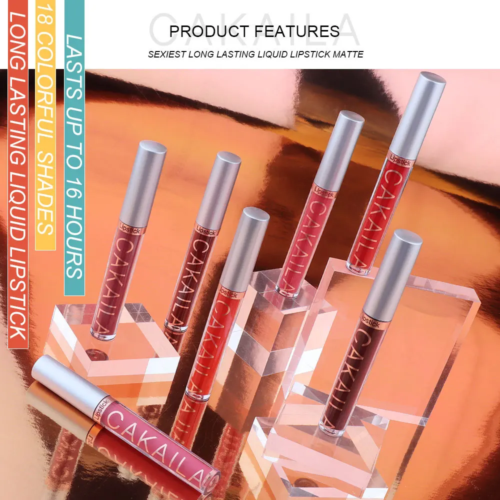6 Pack Lip Gloss Set Matte And Long-Lasting Color Retention 4