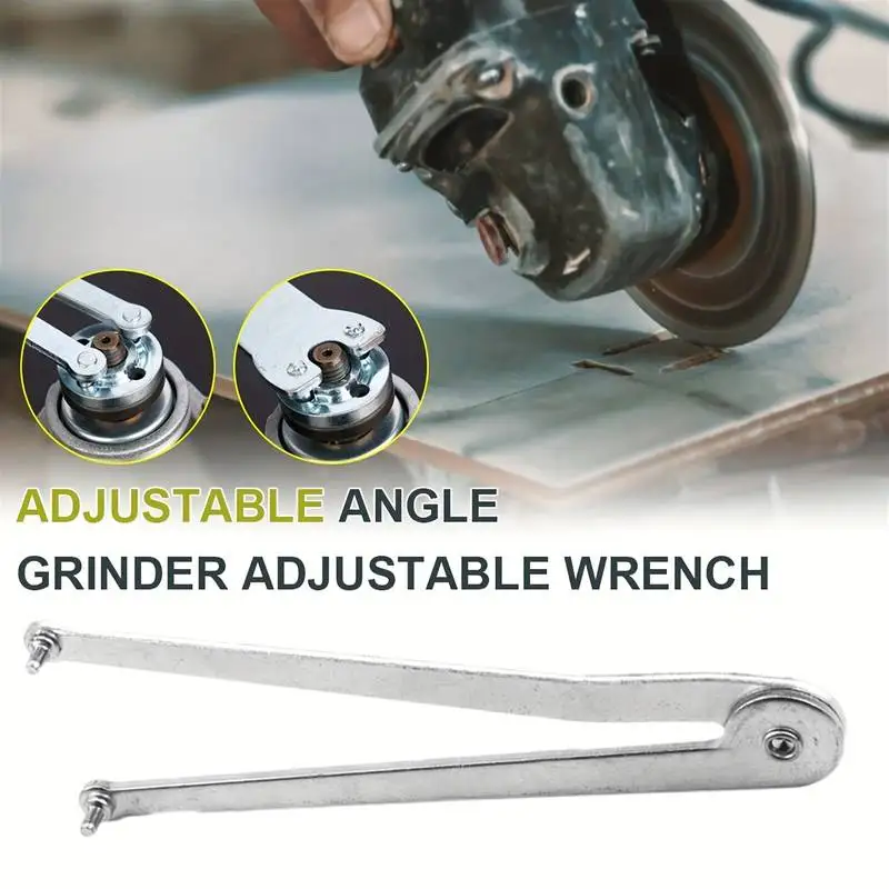 Universal Angle Grinder Wrench Thickened Adjustable Live Adjustment Pressure Plate Different Hole Spacing