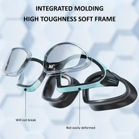 Professional Myopia Swimming Goggles HD Pool Glasses for Adult Kids Anti Fog Optical Eyewear Waterproof Diopter -2.0~-6.0 2