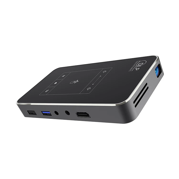 

Android 9.0 Operation System 4K UHD 854x480p interactive android home projector
