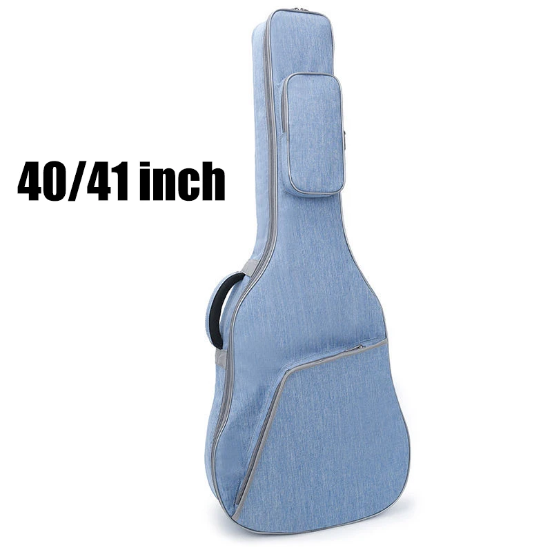 Guitar Case Oxford Fabric Gig Double Straps Padded Cotton Soft Guitar Bag Carry Cover Waterproof Backpacks 36 39 41 Inch