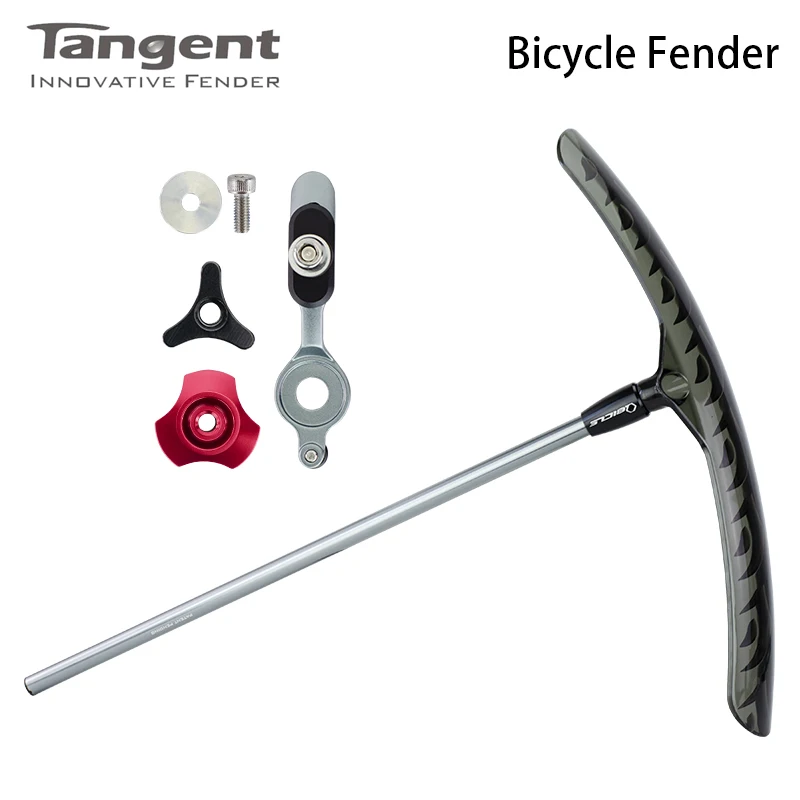

Original Taiwan Qbicle Carbon 20inch 406 451 Bicycle Tangent Fender For City MTB Road Bike Folding Bike Tangent Fender
