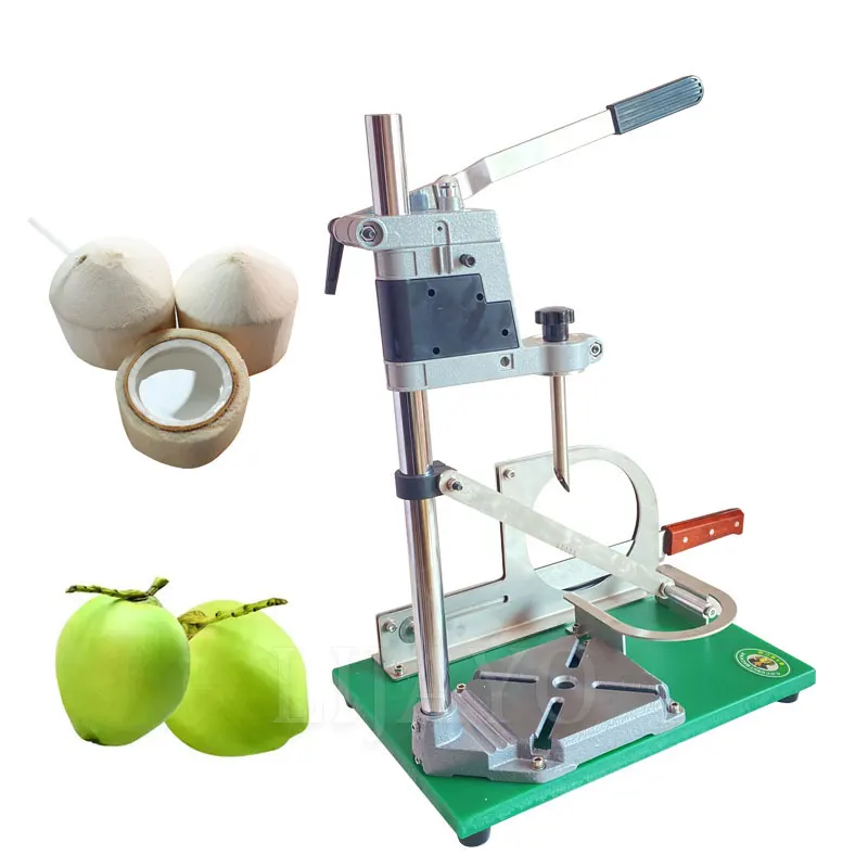 

Manual Coconut Opening Peeling Machine Labor Saving Stainless Steel Drilling Maker