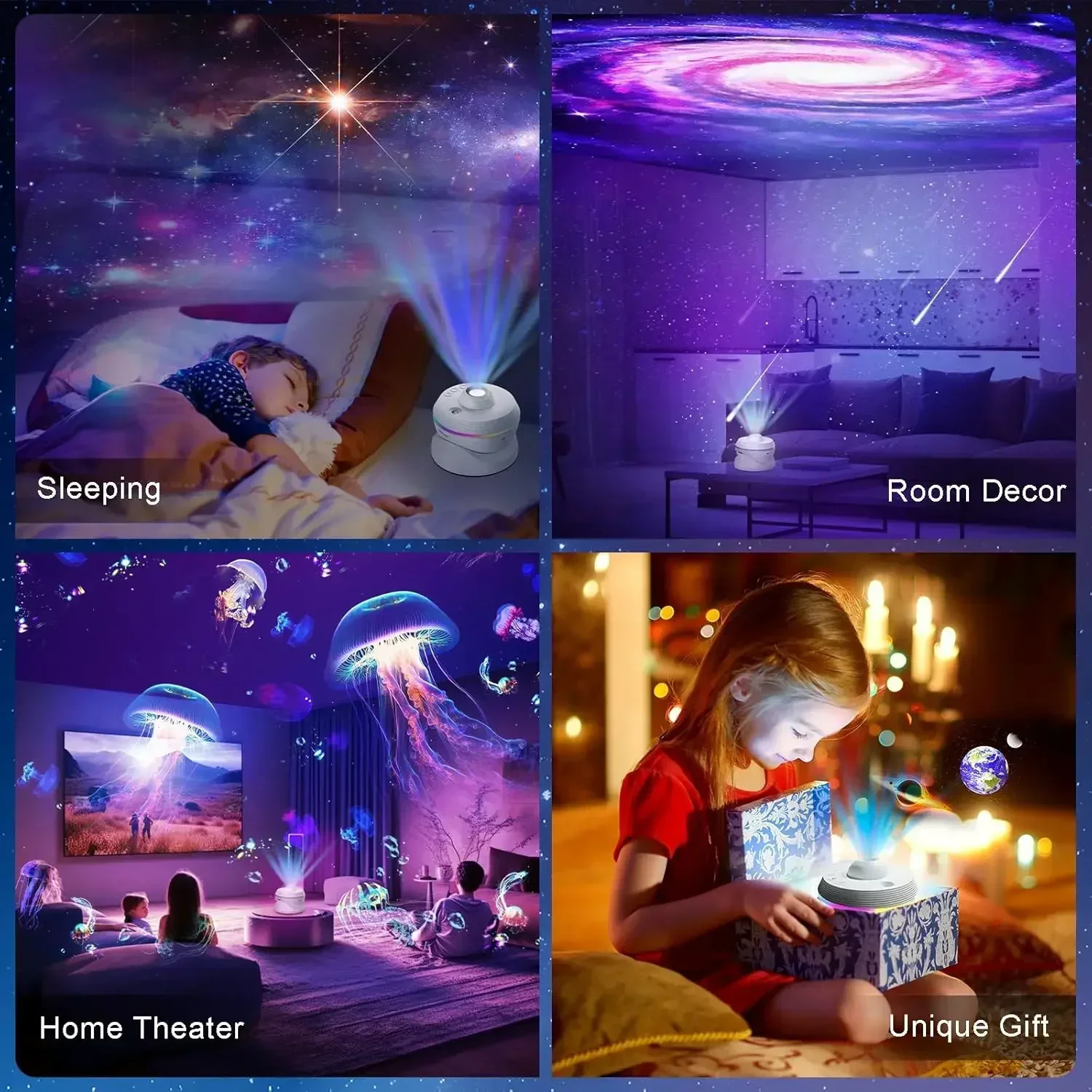 Xiaomi LED Night Light Galaxy Star Projector 4K HD 13 IN 1  Planetarium Projector 360° Rotation For Bedroom Decor Children Gift 6