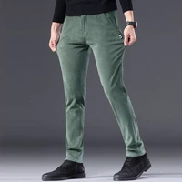 2025 New Men Fashion Elastic Waistband Loose Suit Pants Male Harem Joggers Casual Blazer Pants Safari Style Versatile Trousers