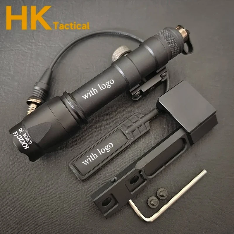 Tactical Airsoft Rifle Flashlight for Hunting with Mlok Base