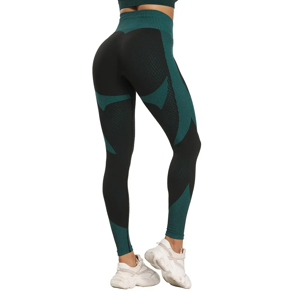 

2024 спортивные колготки с высокой талией, женские длинные брюки, штаны для занятий йогой, женские спортивные бесшовные леггинсы для работы, тренажерного зала, фитнеса, бега