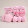 MAANGE 14PCS Makeup Sponge Blender Beauty Egg Cosmetic Powder Puff Sponges with Headband Wristband Facial Makeup Tools Set 1