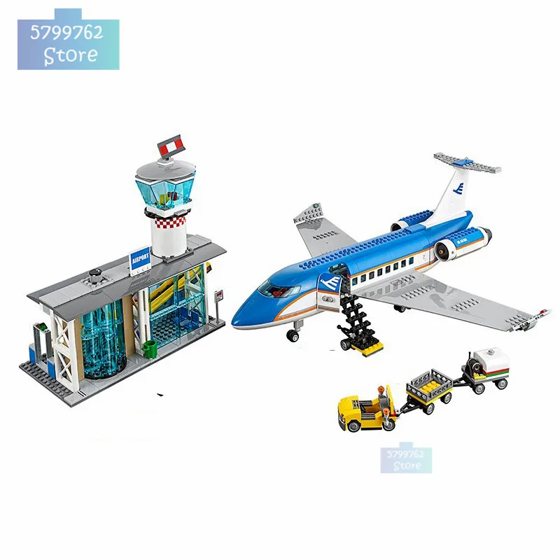 918pcs-Airplane-Airport-Terminal-Station-Set-Building-Blocks-02043-Compatible-Lepining-City-Series-Bricks-Children-Toys (2)