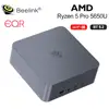 New Beelink Mini PC EQR5 AMD Ryzen7 5825U DDR4 32G 500G EQR5 Ryzen5 Pro 5650U 16G 500G SSD WiFi6 4K Type-C Gaming Mini Computer 2