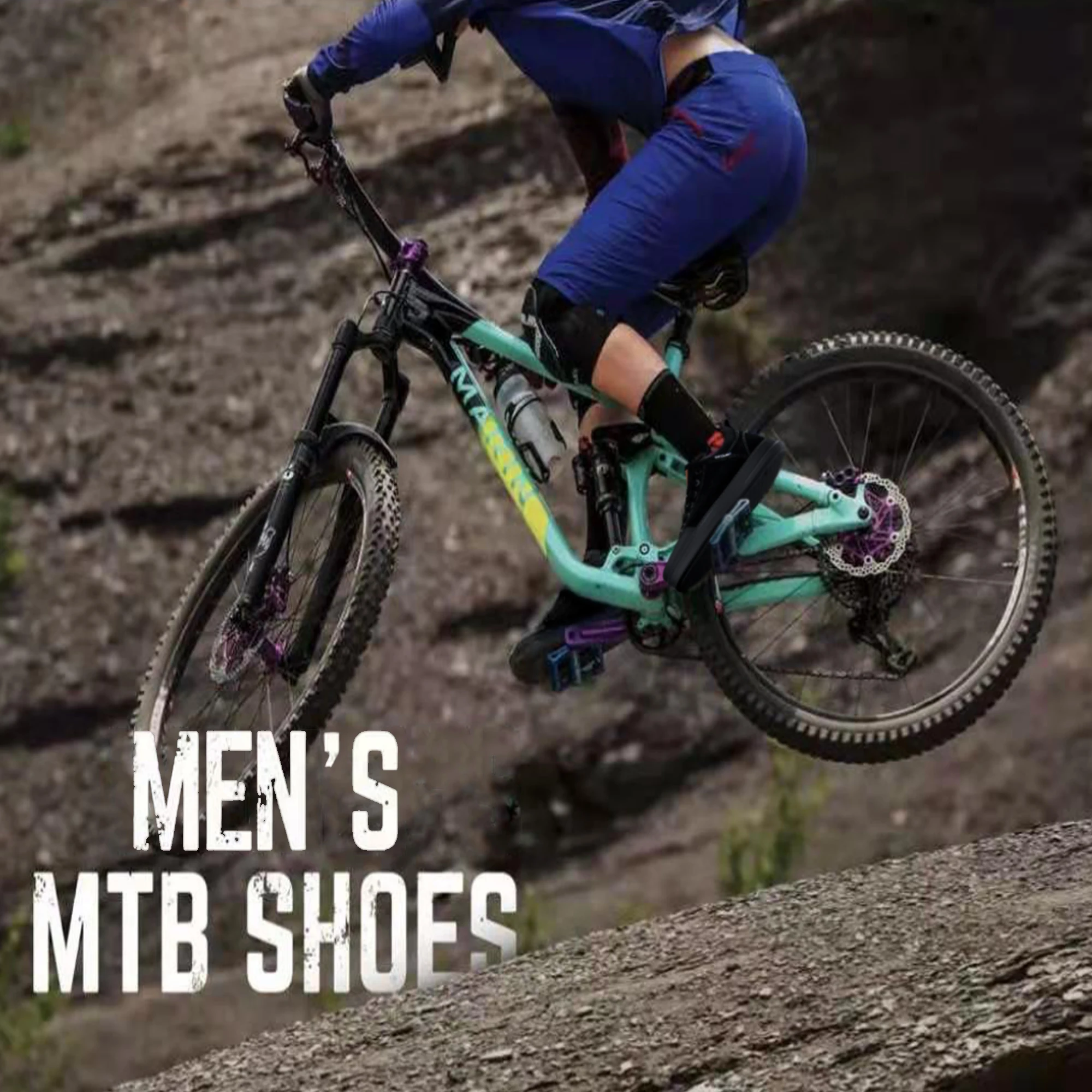 Mens Mountain Bike Shoes for Flat Pedals , Use: Cross-Country D/H, Enduro,Mountain Biking,Mtb,Commute,Non-Slip, Strong Grip