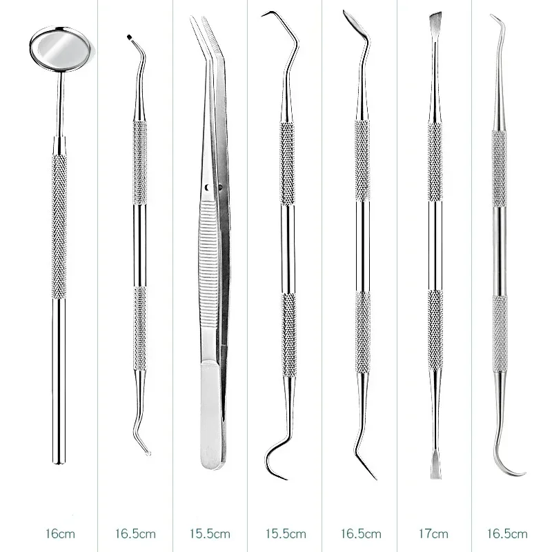 1 Set Stainless Steel Dental Mirror Dental Kit Bag Mouth Mirror Instrument Oral Care Dentist Whitening Tools dental mirrors