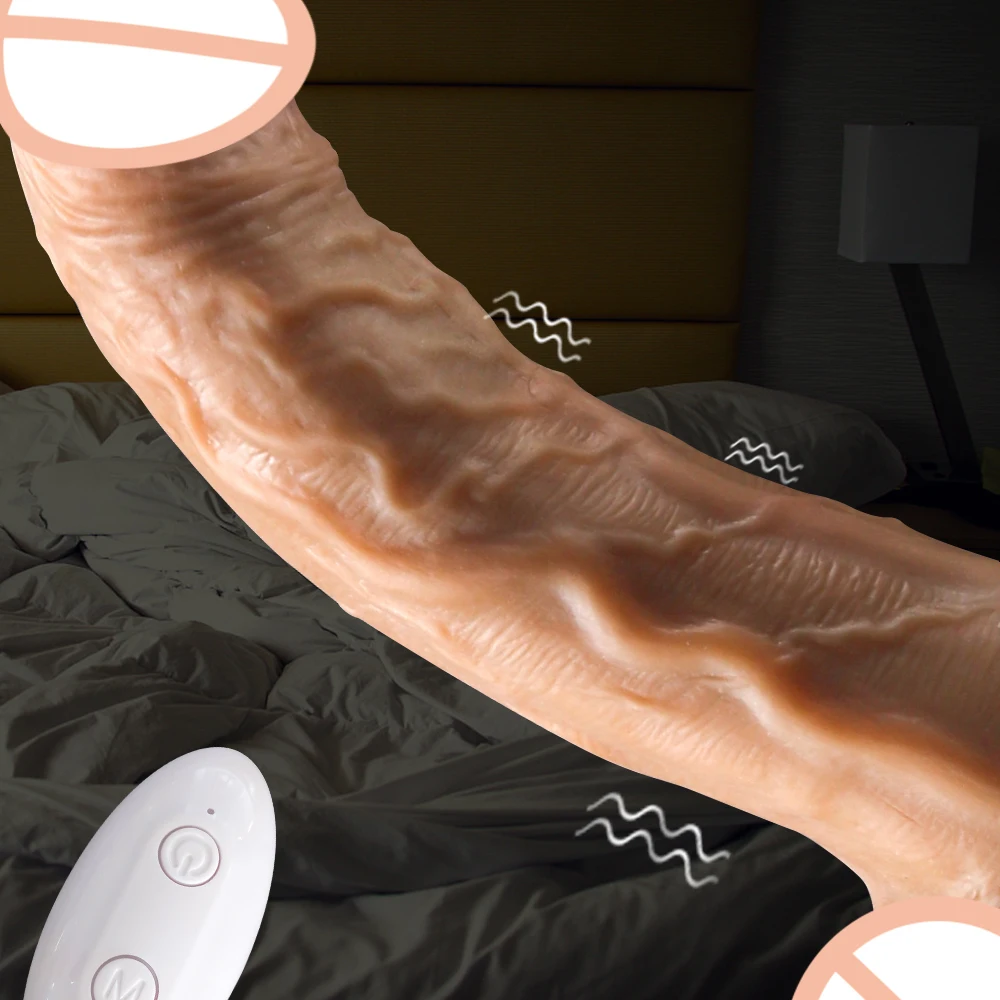 Heating Realistic Thrusting Dildo Vibrator for Woman Soft huge Big Dick Penis G Spot Vagina anus Masturbator Sex Toy for adult