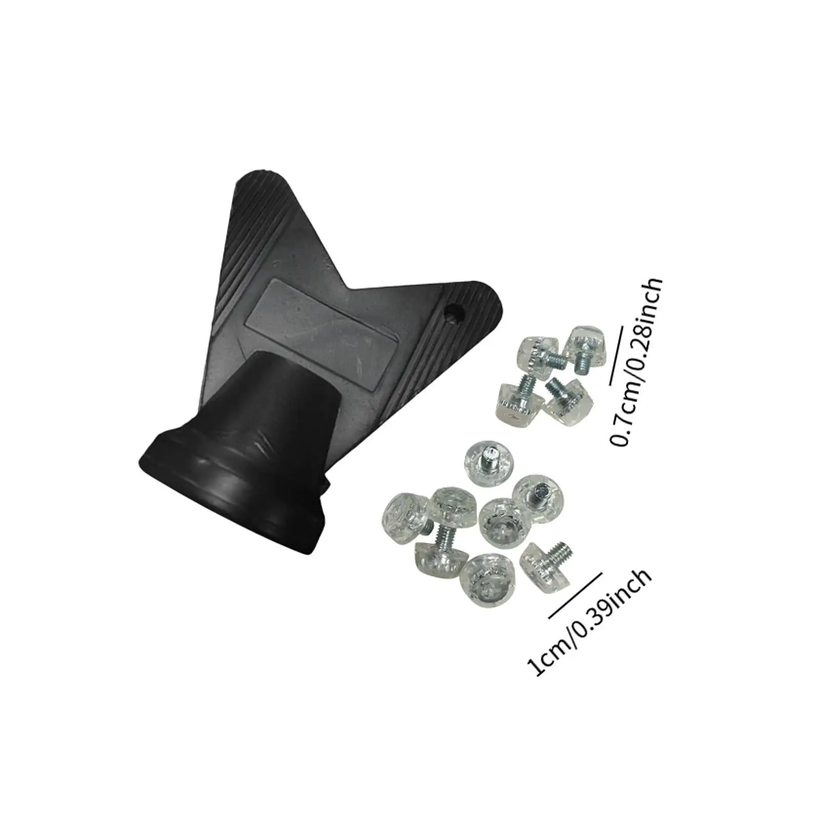 12 Pieces Football Boot Studs Replacement Professional Firm Ground M5 7mm 10mm Anti Slip Soccer Studs Football Boot Spikes