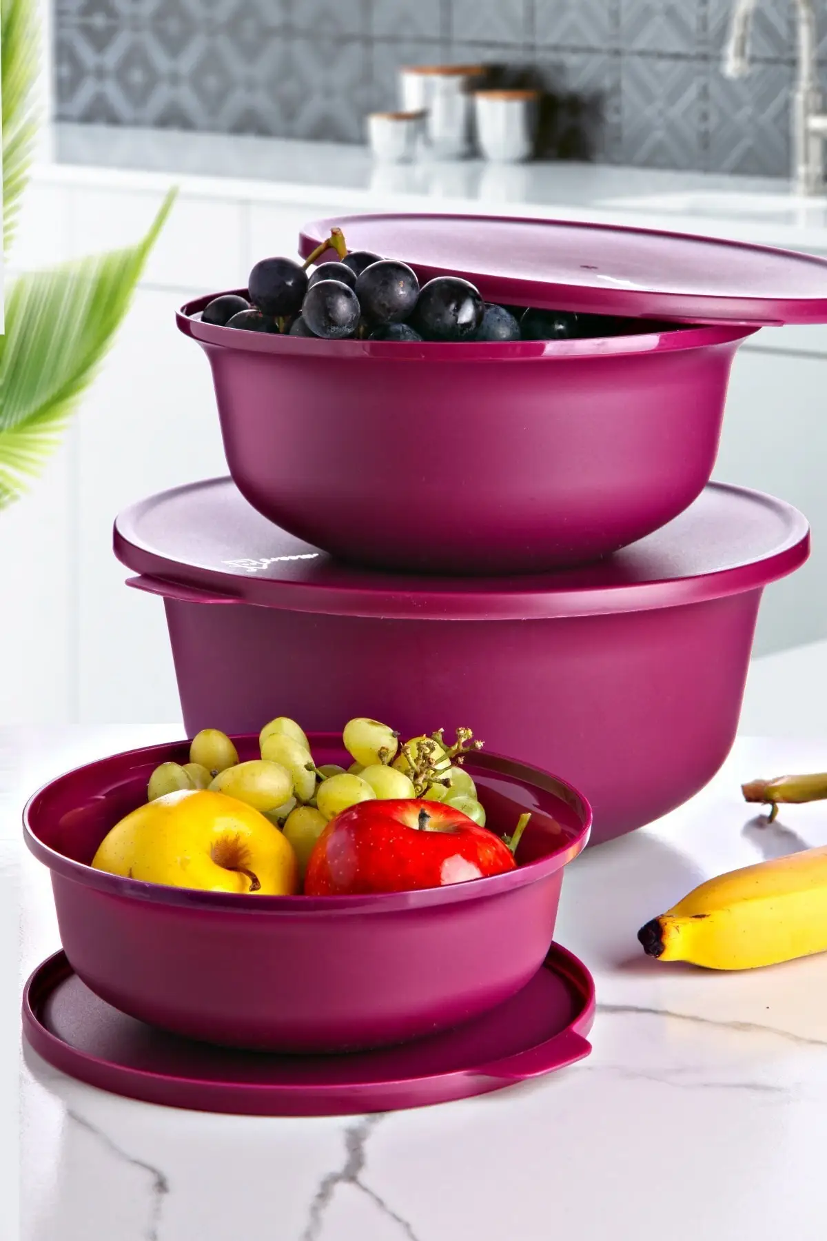 Tupperware Aloha Set of 5 Purple Tupperware - AliExpress