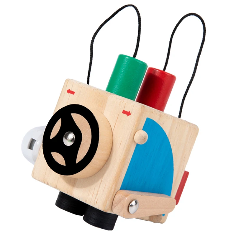 

Wooden Montessori Busy Board Children Unlock Toy Busy Cube Training Ability Educational Board Baby Sensory Toys Wood Busyboard