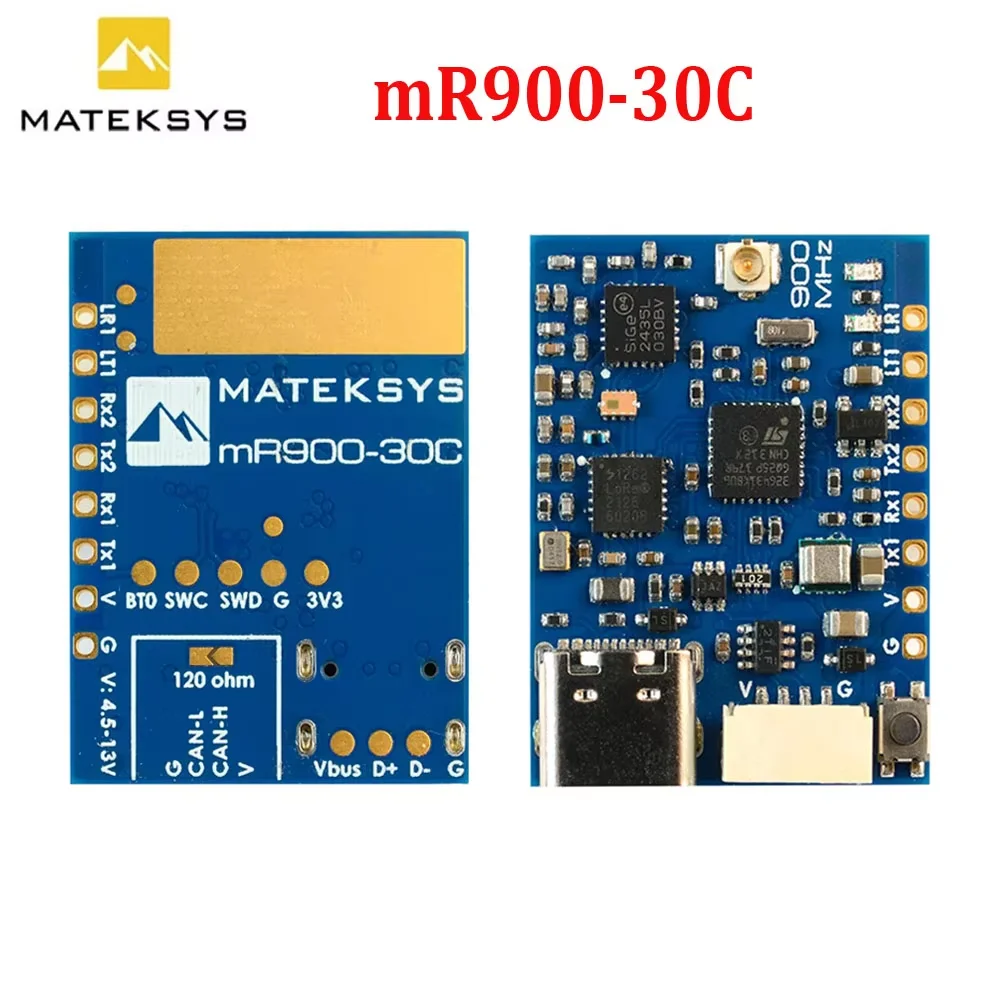 Récepteur Drone mLRS 900MHz 30dBm MATEKSYS mR900-30C