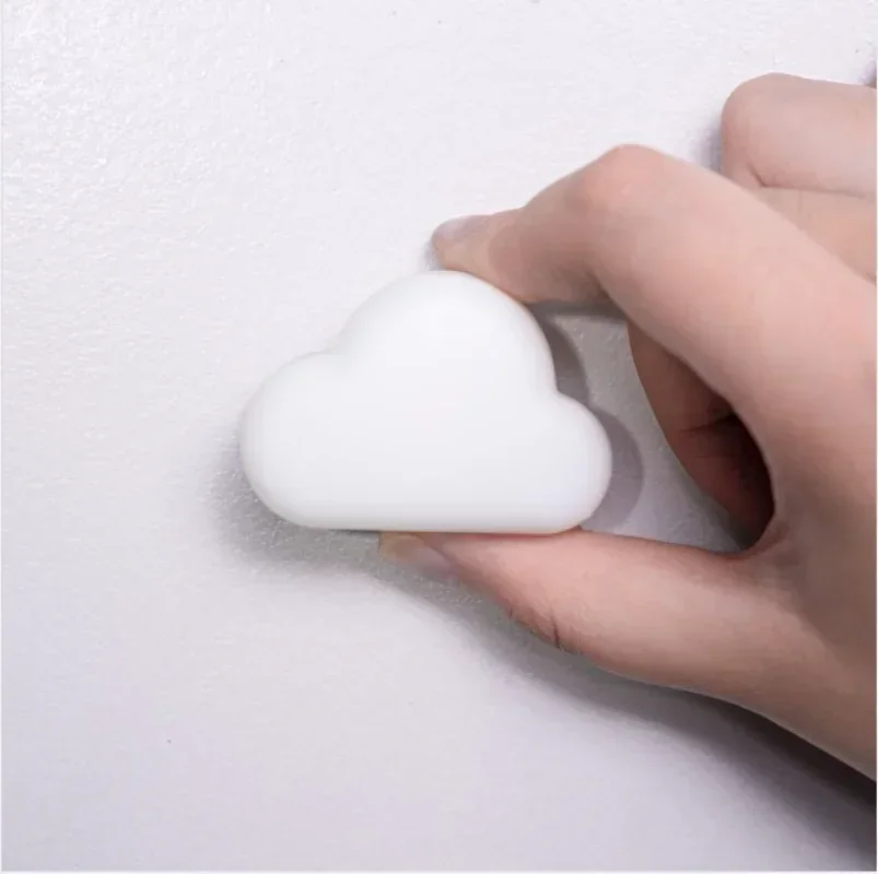 Cute Cloud Toothpaste Holder Hanger Self Adhesive Facial Cleanser Clip Multifunctional Toothpaste Storage Rack Bathroom Supplies toothbrush holder toothpaste dispenser