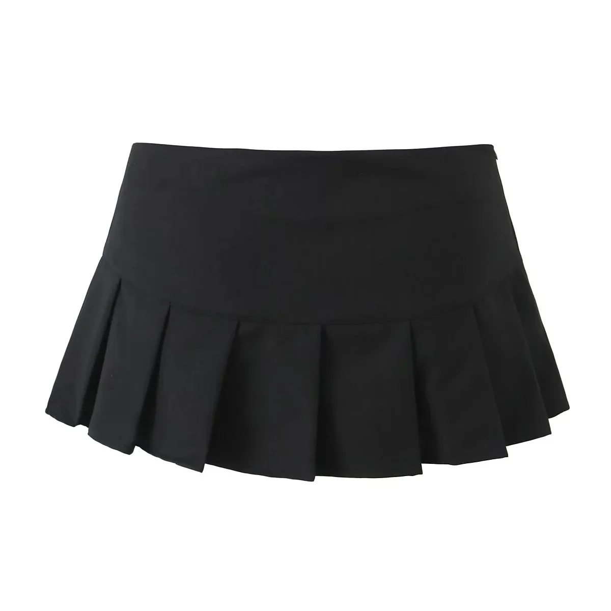 American Spicy Girl Super Short Skirt 2024 Summer New High Belt Bottom Pants Anti Shining Half Body Mini Pleated Skorts YC58