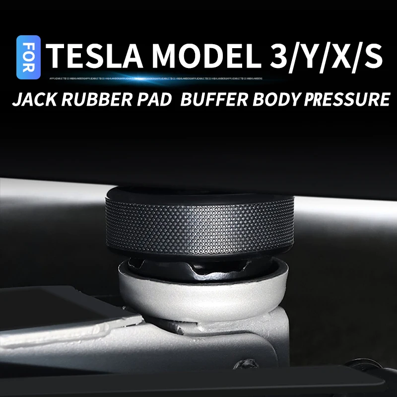 

For Tesla Model 3 Y X S 2021 2022 Chassis Jack Rubber Pad Shock Absorbing Anti Scratch Buffer Accessories Modified Car Supplies