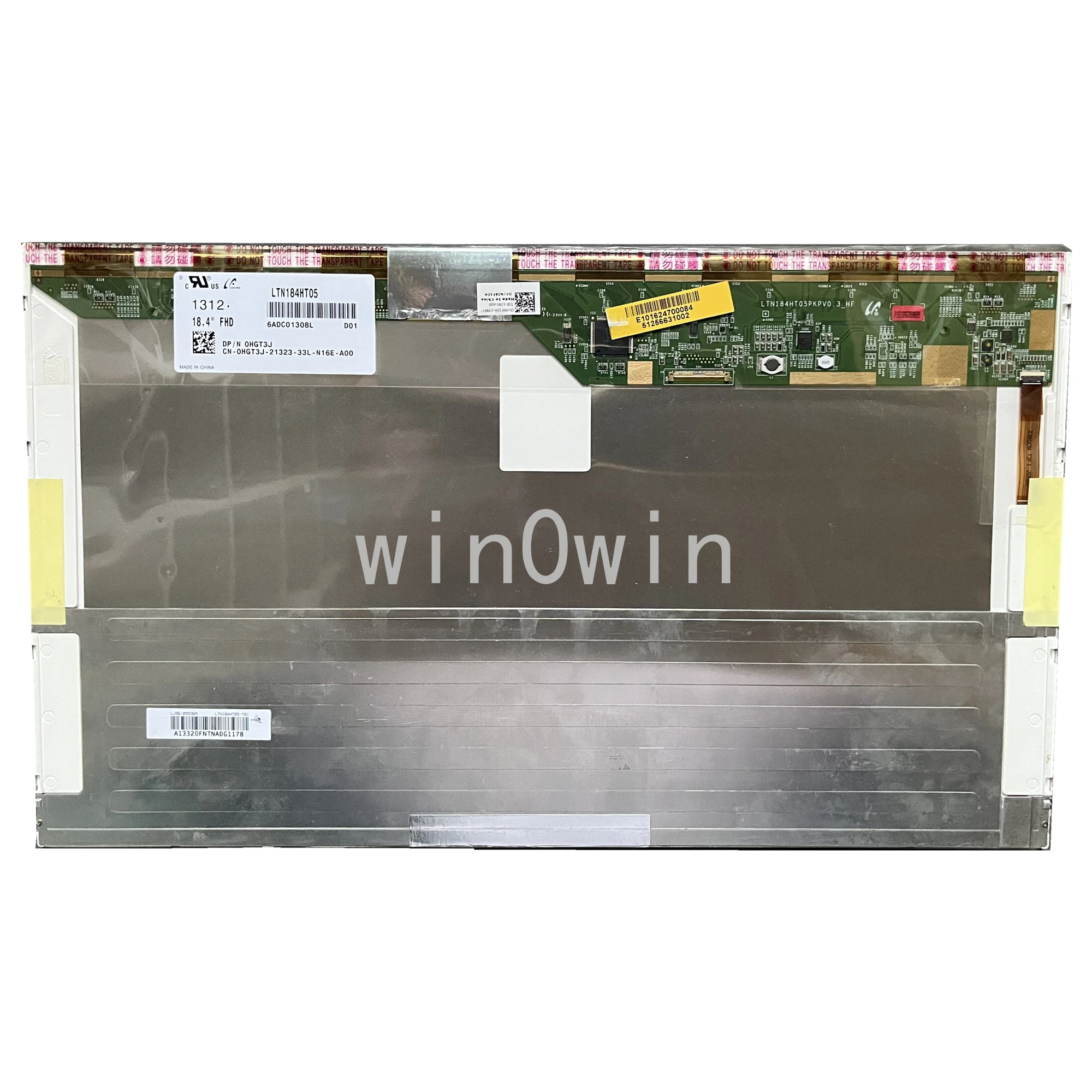 

LTN184HT05 D01 для DELL Alienware M18X R1 R2 FHD1920x1080, ЖК-матричная панель дисплея, 40 контактов, б/у экран для ноутбука 18,4 дюйма