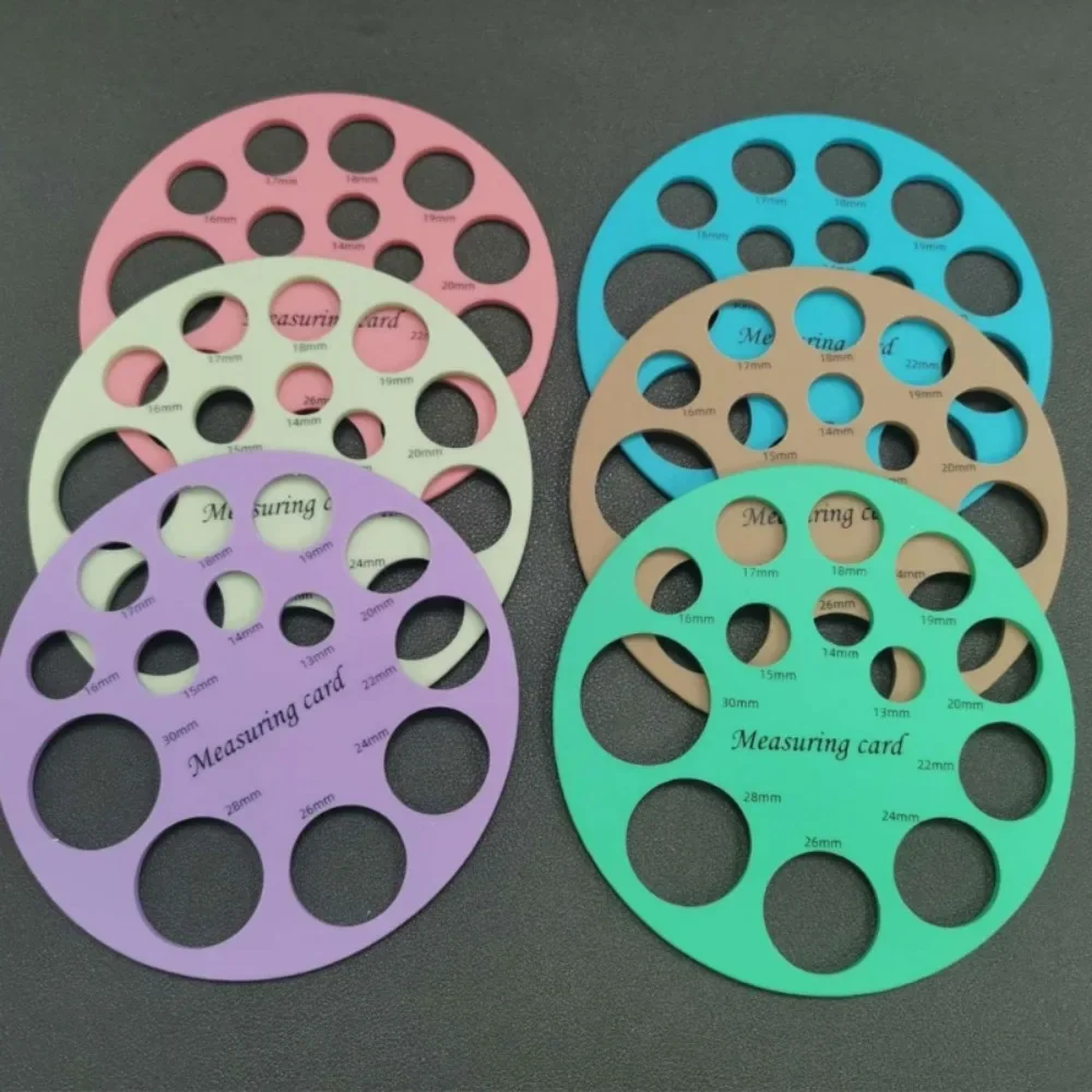 Silicone Nipple Measuring Card Non-stick Breast Pump Flange Circle Ruler Sizing Tool Efficient Breast Feeding Supply Accessories with breast pump accessories