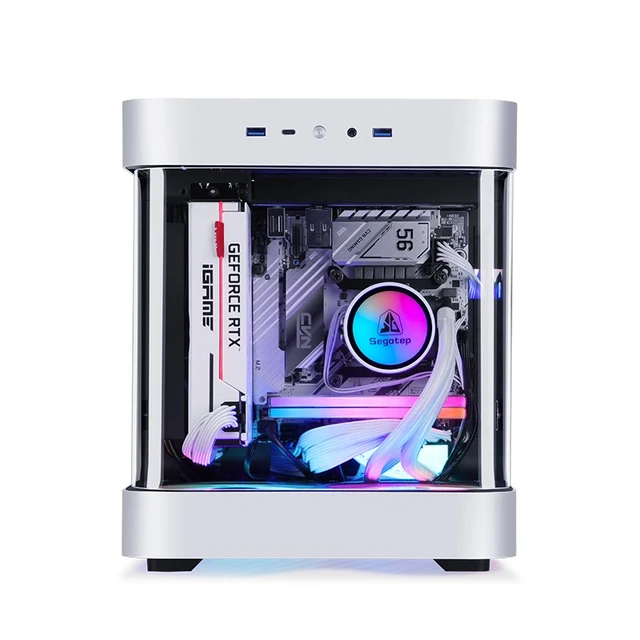 New Product Mini White Gaming Pc Cases Itx Computer Case For 