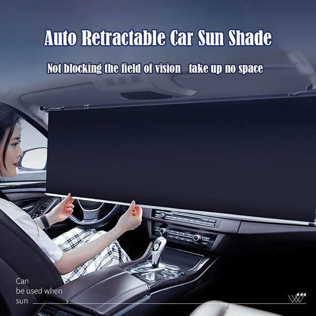 Versenkbare Windschutzscheibe Vorhänge für Sonnenblende Auto Sonnenschutz  Auto Vorne/Hinten Fenster Sonnenschutz Sommer UV Blockieren Sonnenschutz -  AliExpress