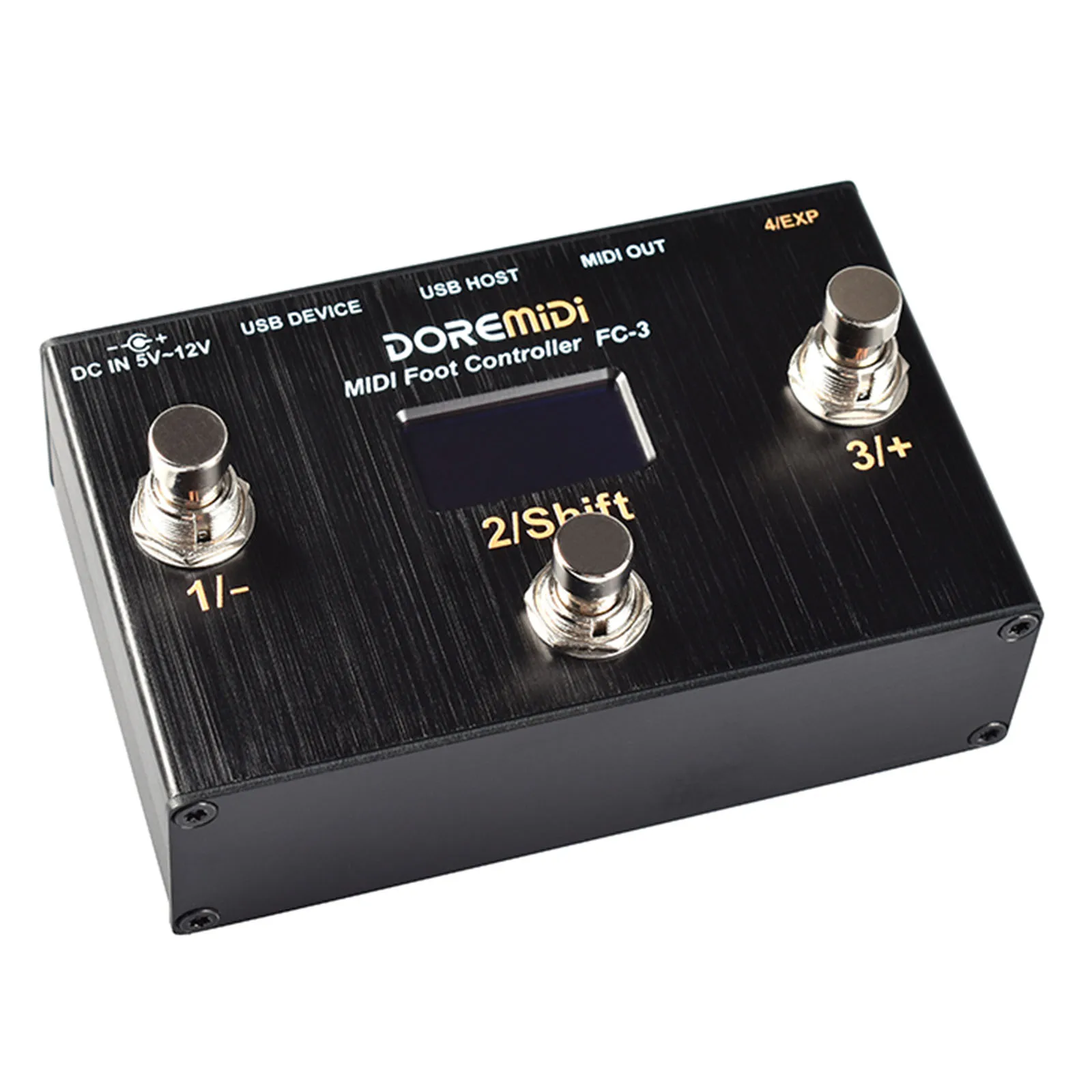 Midi Controller Tactile Stage Control Unit & Fc-3 Doremidi Midi Usb Instruments with Multiple 3 Programmable Switch Pedals