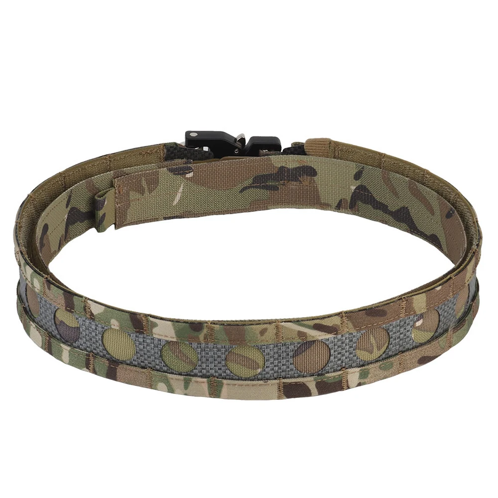 Cinturón táctico de estilo Ferro para hombre, cinturón MOLLE ligero para pistola, Airsoft, bolsa para revistas, cintura para caza al aire libre