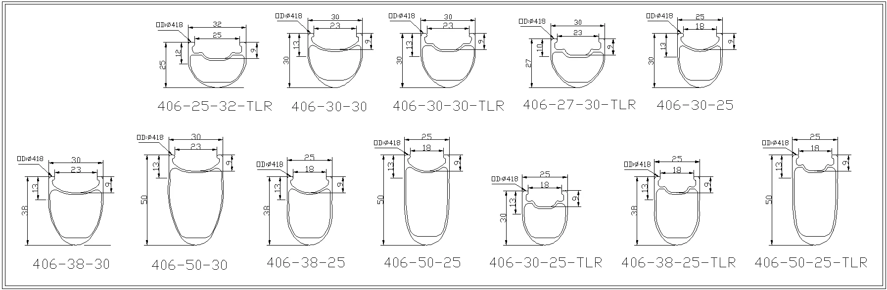 Description Picture 2 of item24 Inch Wheels Bicycle Rims 30mm disc brake Clincher 24" Rims Basalt Brake Surface Rims 24 Inch 507 BSD 30mm width BMX bike