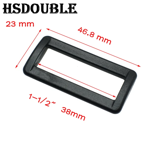 Plastic Loops Looploc Rectangle Rings Adjustable Buckles For Backpacks Straps